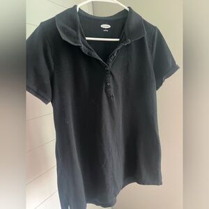 Old Navy black polo size L